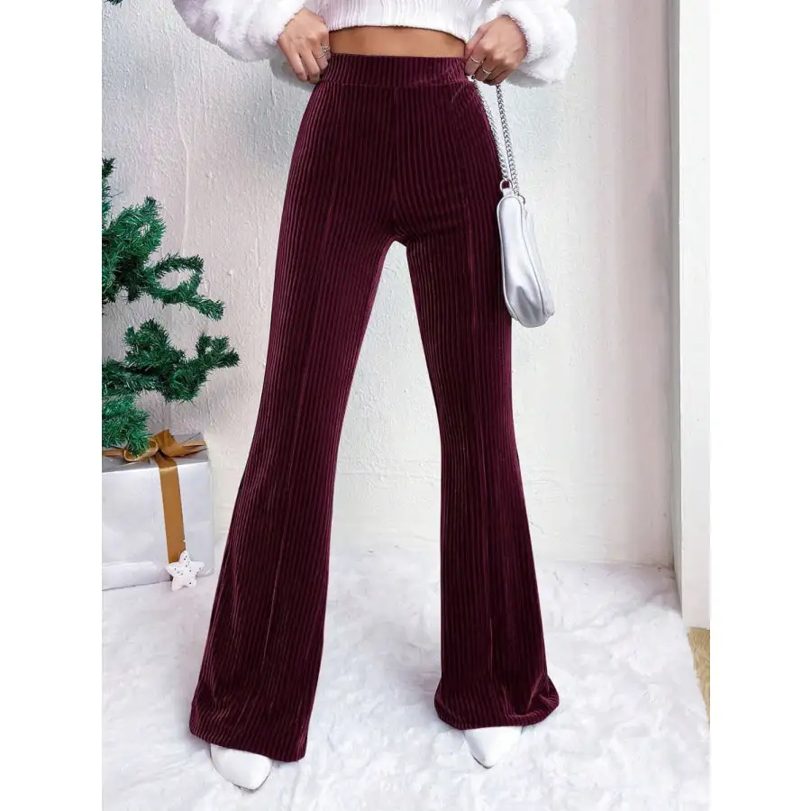 Classic High Waist Flare Pants