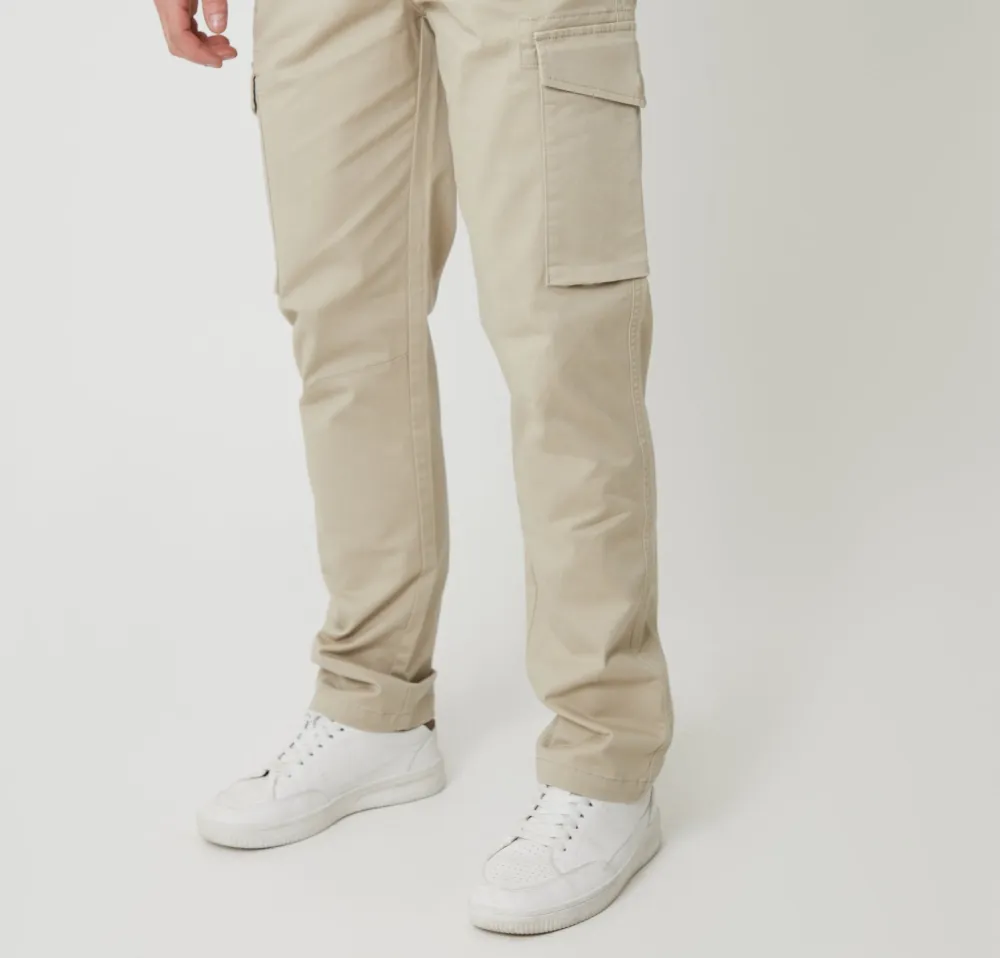 Men's Stone Slim-Fit Cargo Style Pants