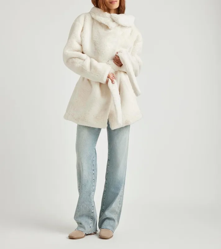 Airy Smooth Fur Jacket