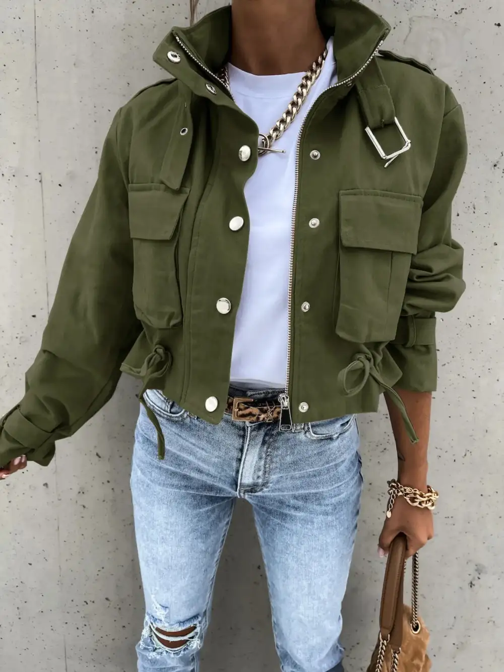 Easygoing Refined Pocketed Jacket