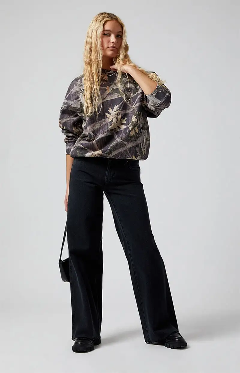 PacSun Casey Low Rise Baggy Jeans Black