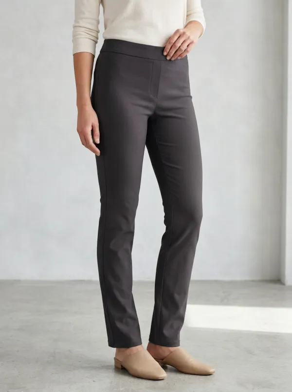 Travel-Ready Mid-Rise Women's Stretch Mid-Rise Pants