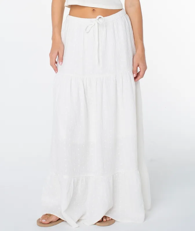 Relaxed Flowing Woven Skirt