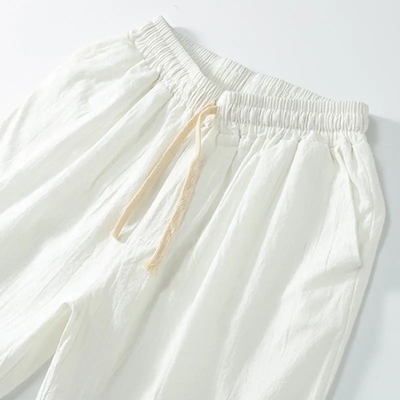 Pocketed Cotton Blend Shorts