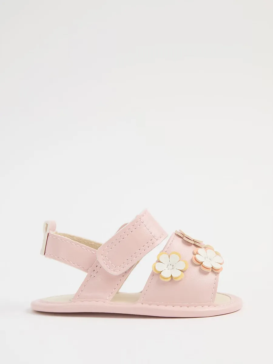 Pink Flower Sandals
