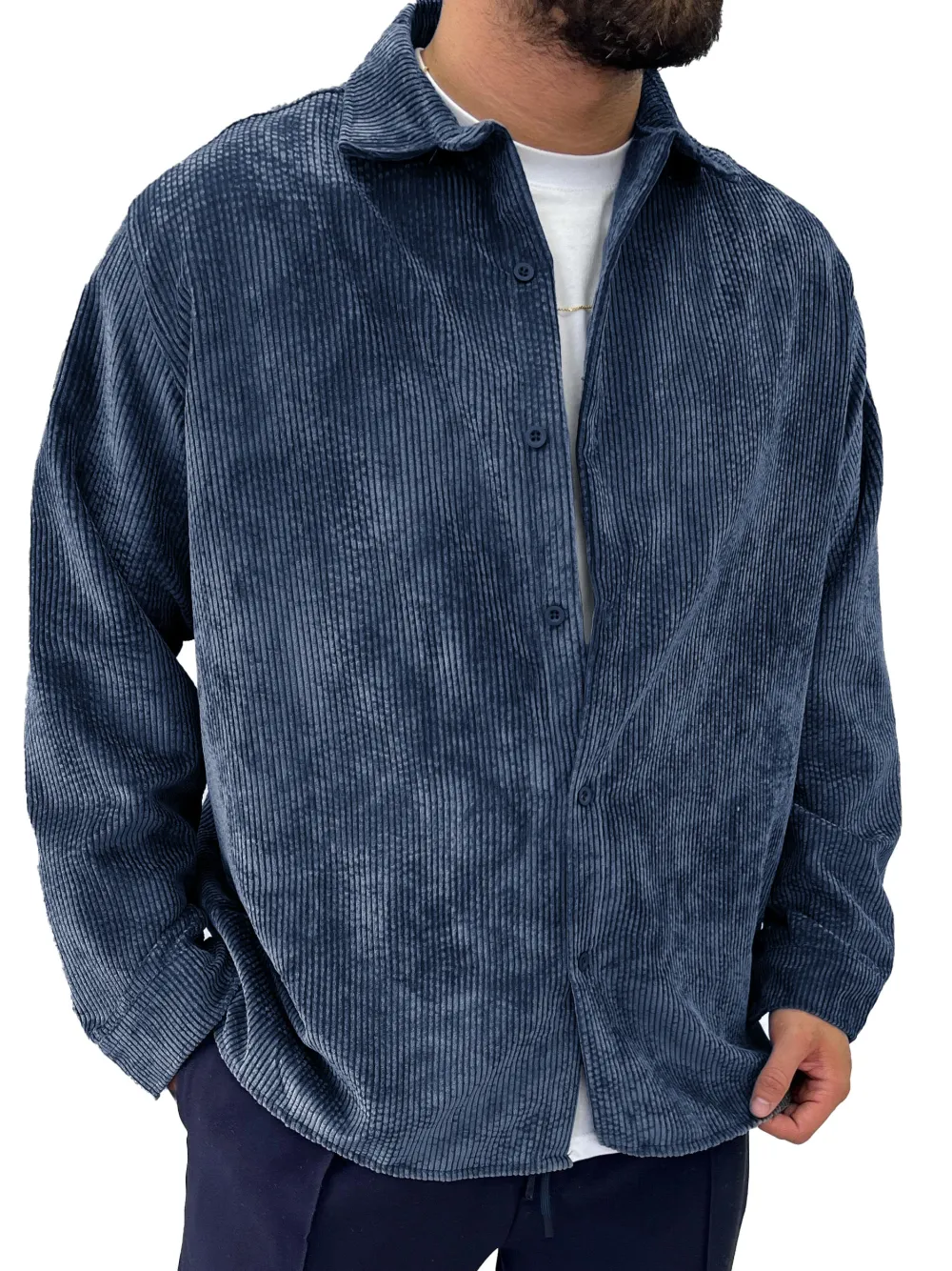 Modern Corduroy Long Sleeve Shirt