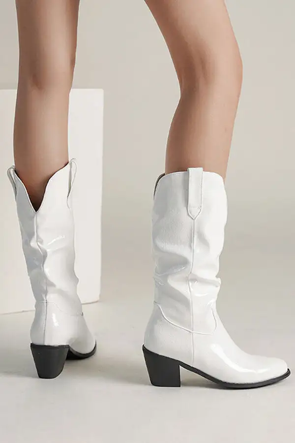 Snake Print Boots