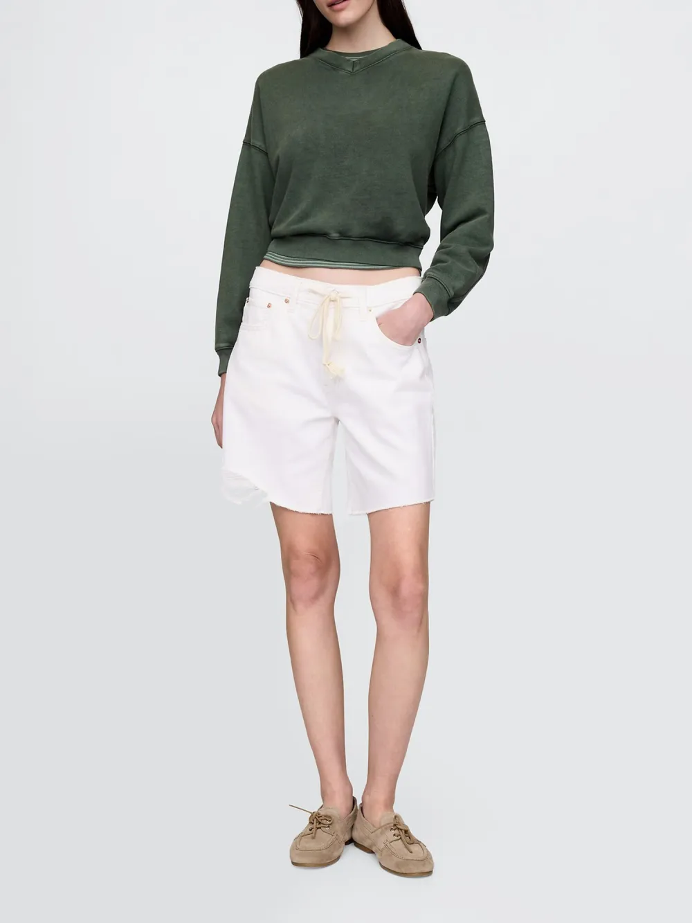 Cotton Five Pocket Shorts