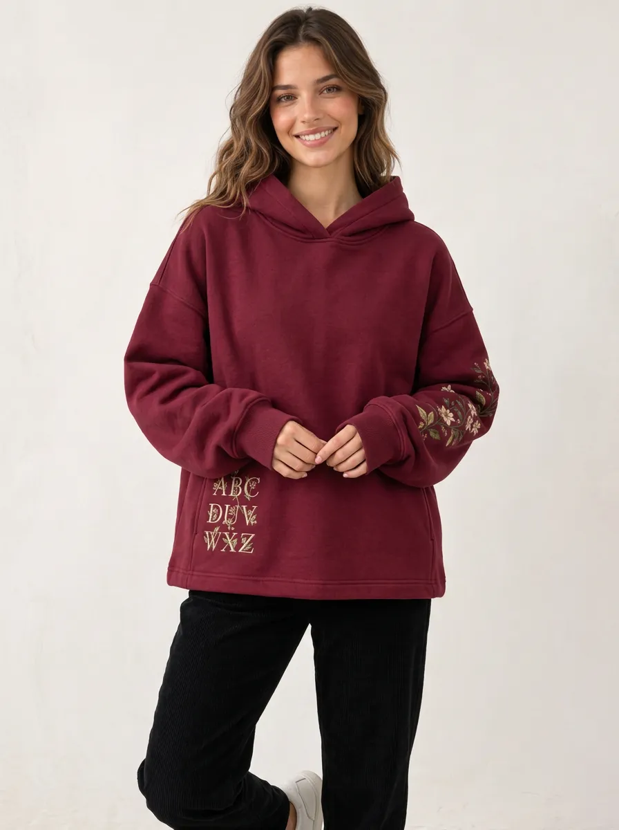 Women's Weekend Ready Floral Graphic Hoodie