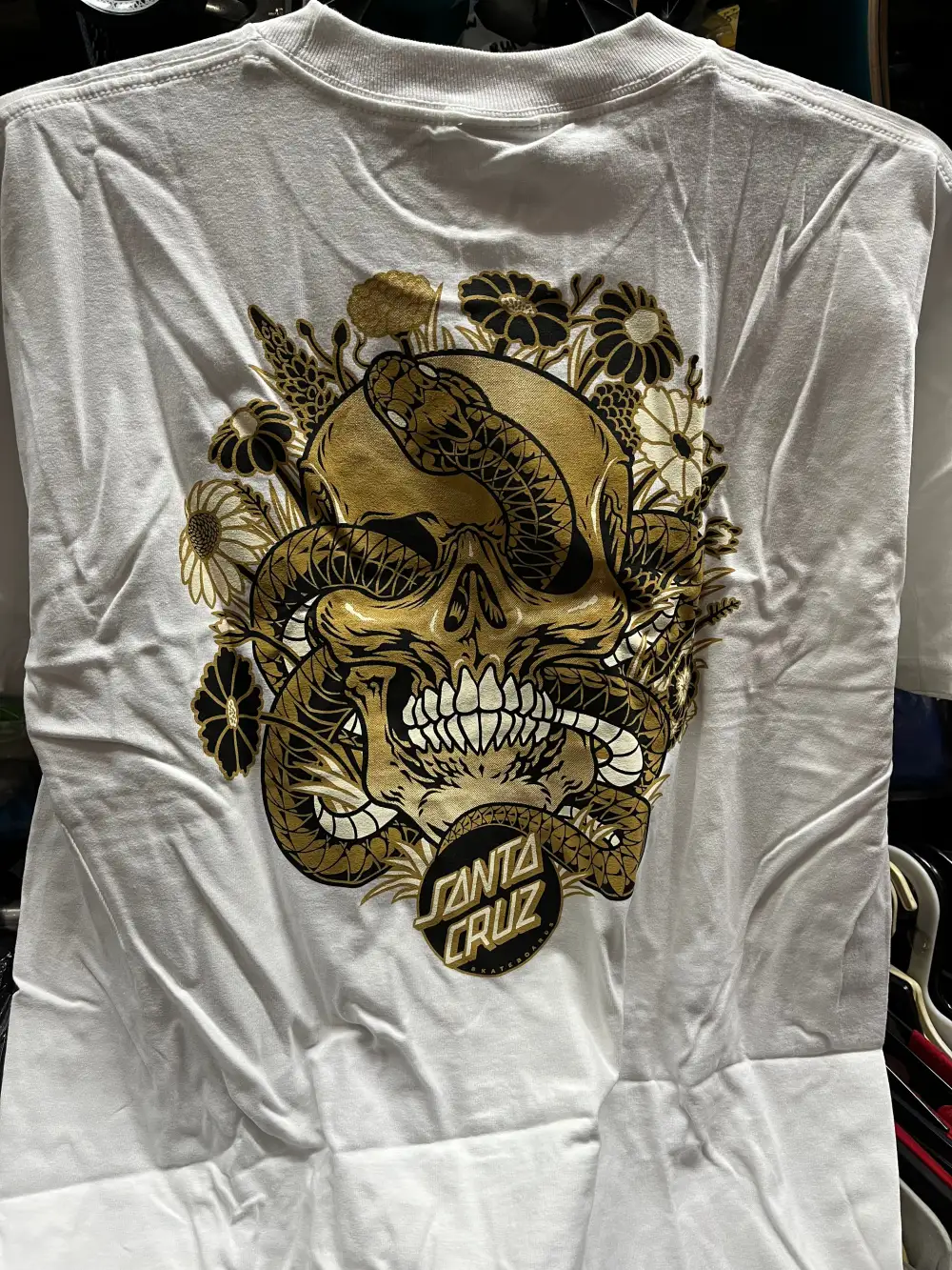 Botanical Skull Skate Graphic T-Shirt