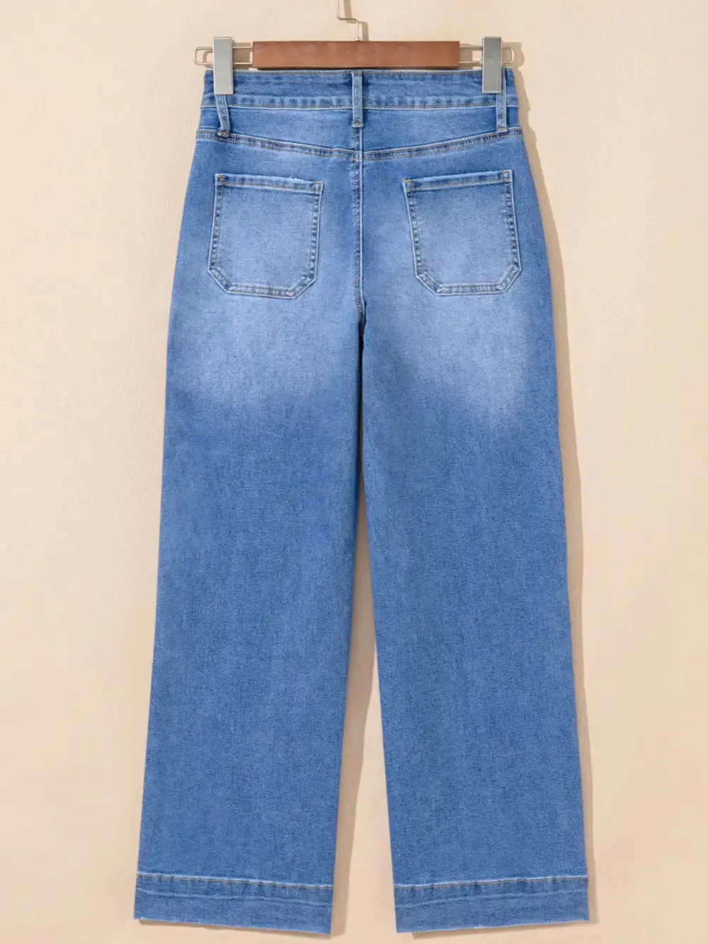 Flap Pocket Easy Layer Denim Jeans