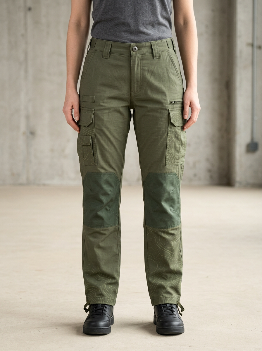 Unisex Outdoor Topographic Map Tactical Work Pants