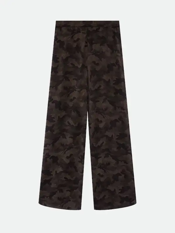 Straight-Leg Star-Graphic Pants