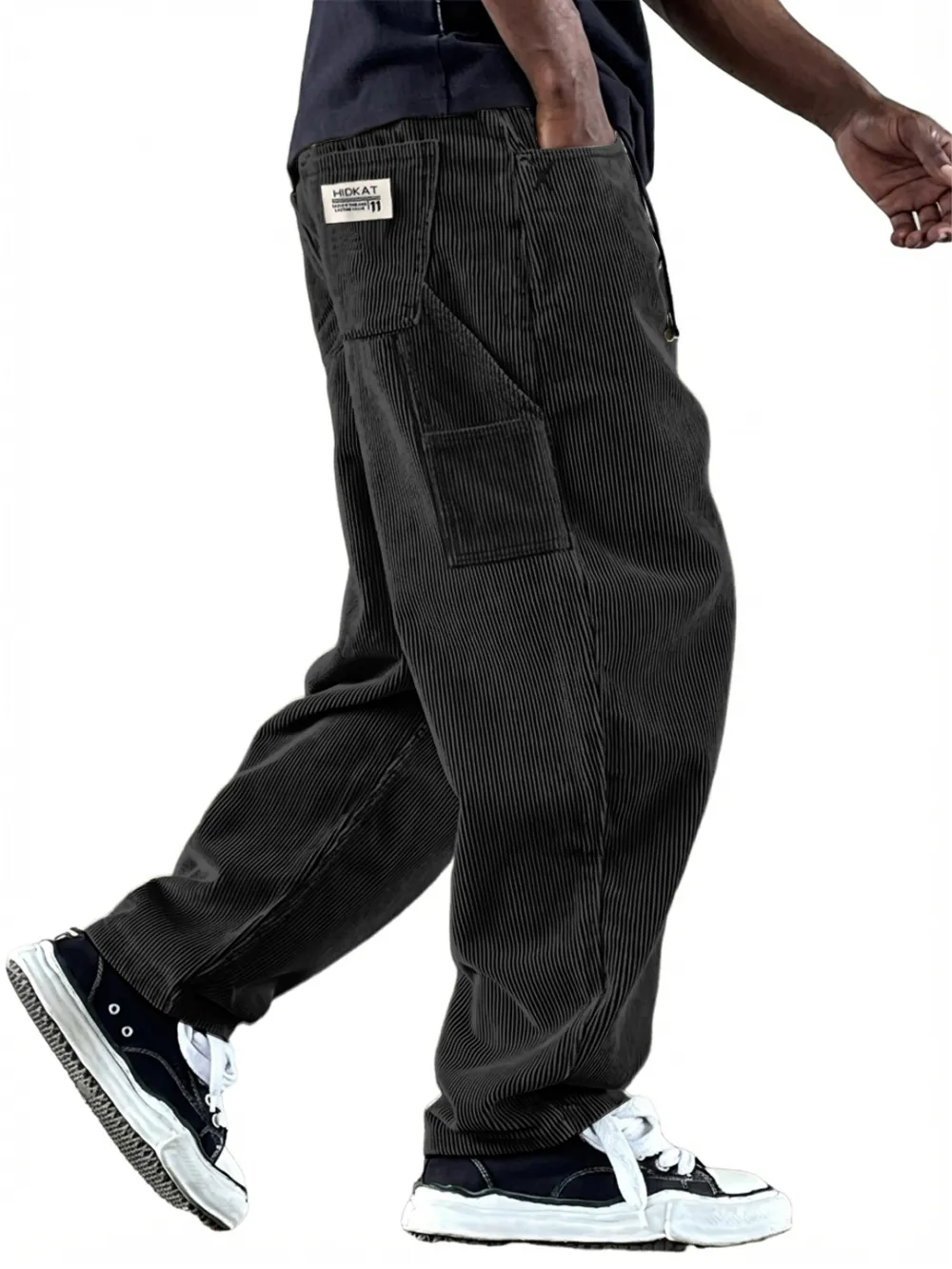 Comfort Fit Corduroy Utility Pocket Trousers