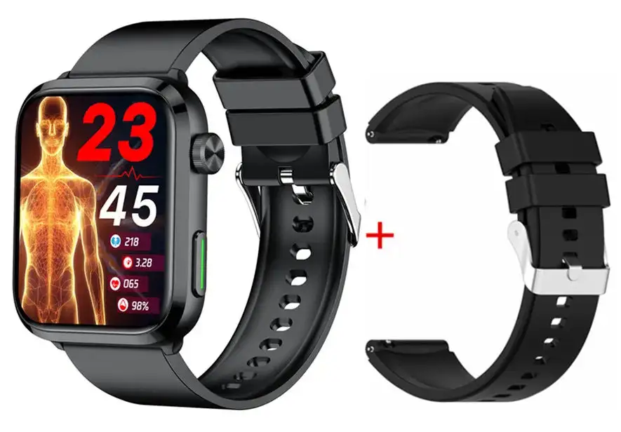 LaserHealth Pro® - Stabilize blood pressure, control blood sugar, uric acid and blood Lipid Smartwatch