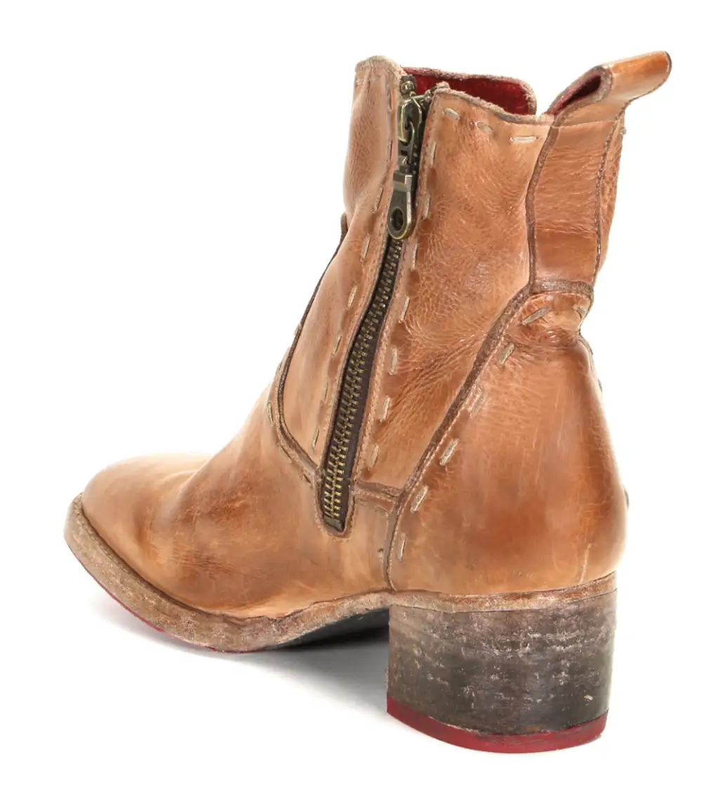 Square-Toe Distressed Everyday Boots