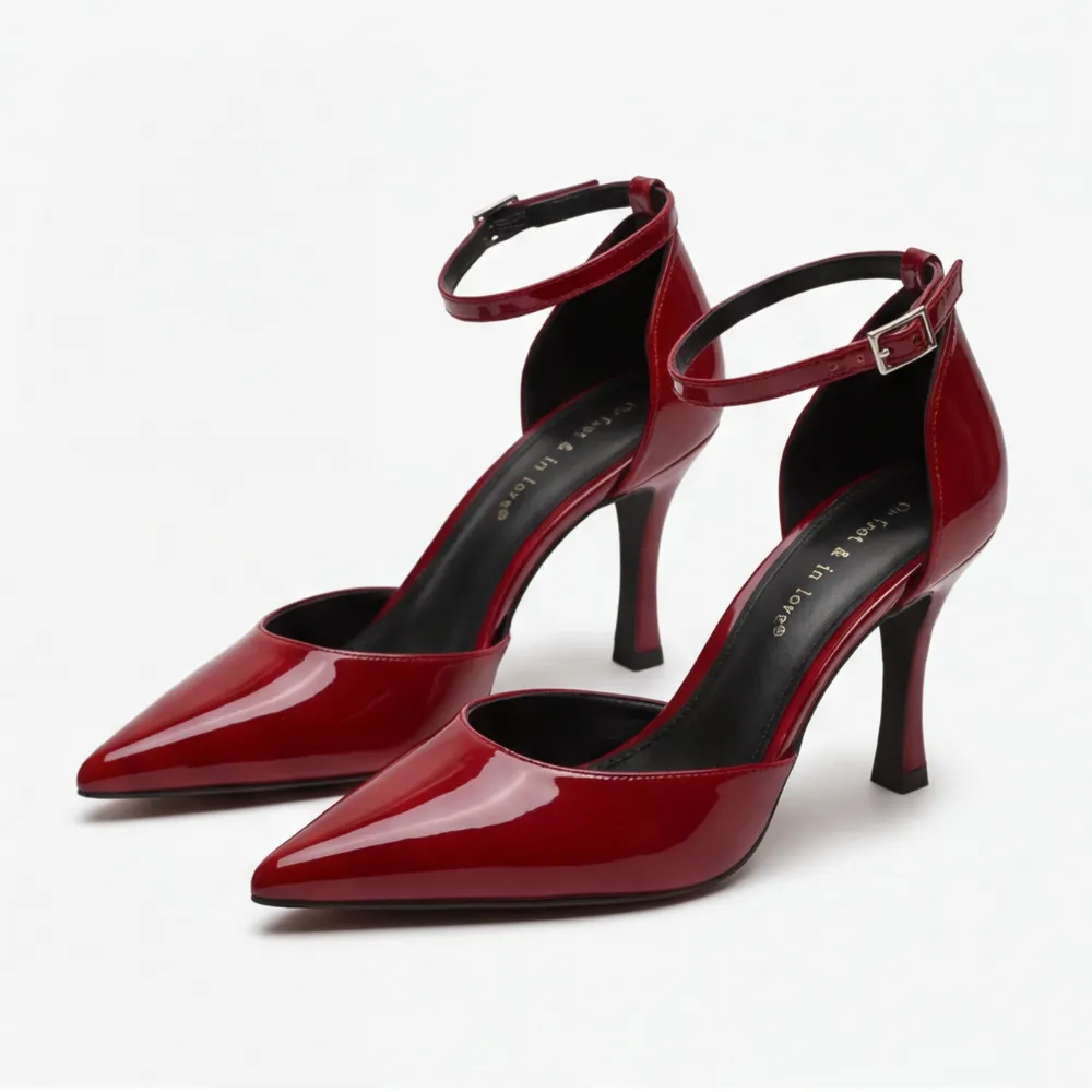 Glossy D Orsay Stiletto Heels