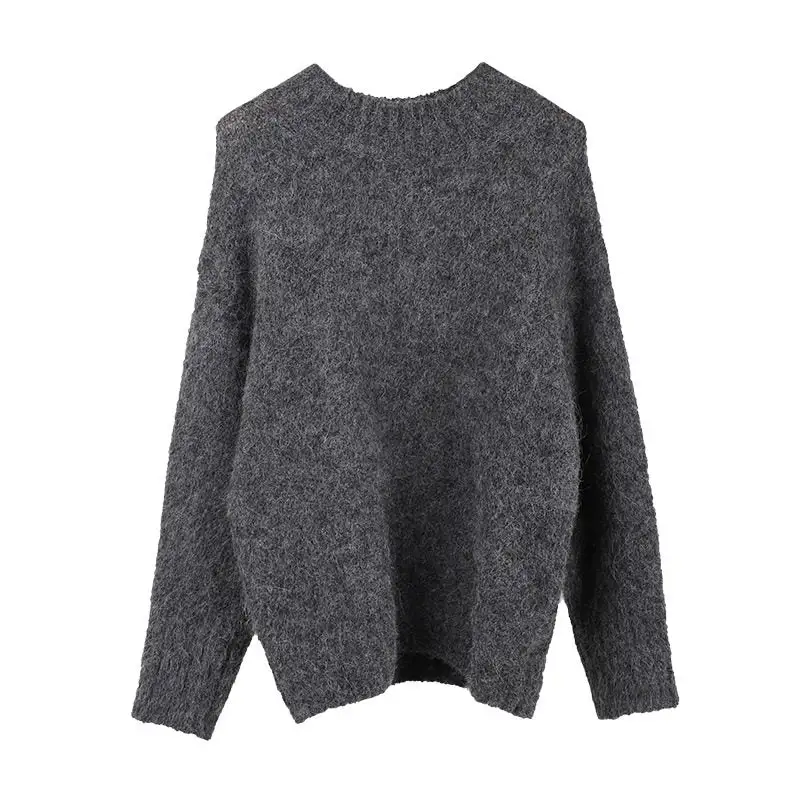 Women's Knit Long-Sleeve Soft-Touch Sweater