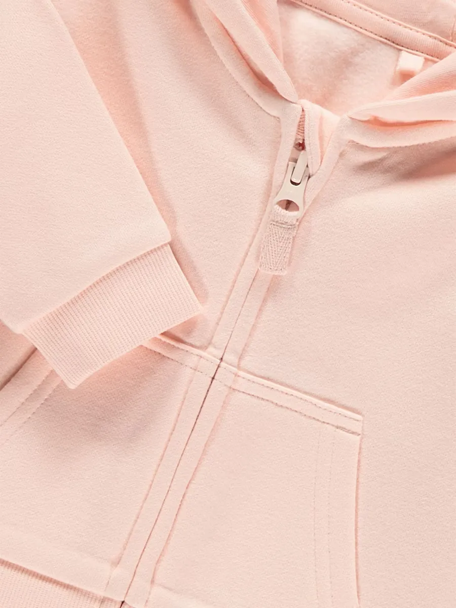 Light Pink Zip Up Hoodie
