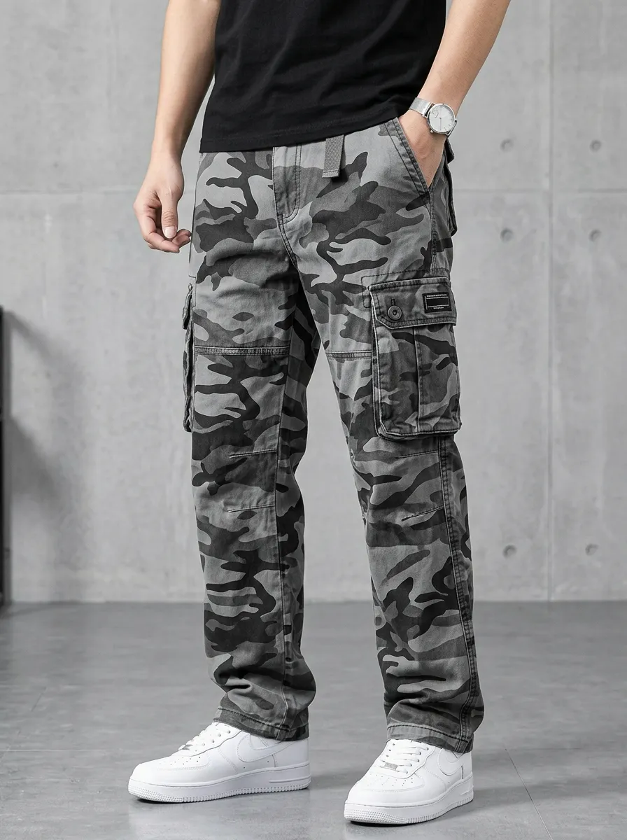 Field-Utility Camouflage Cargo Pants