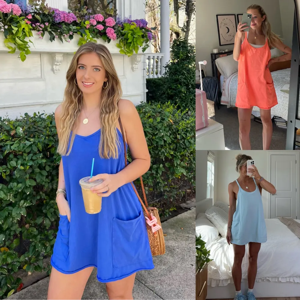 Special Sale❤️Womens Summer Sleeveless Mini Dress V Neck Spaghetti