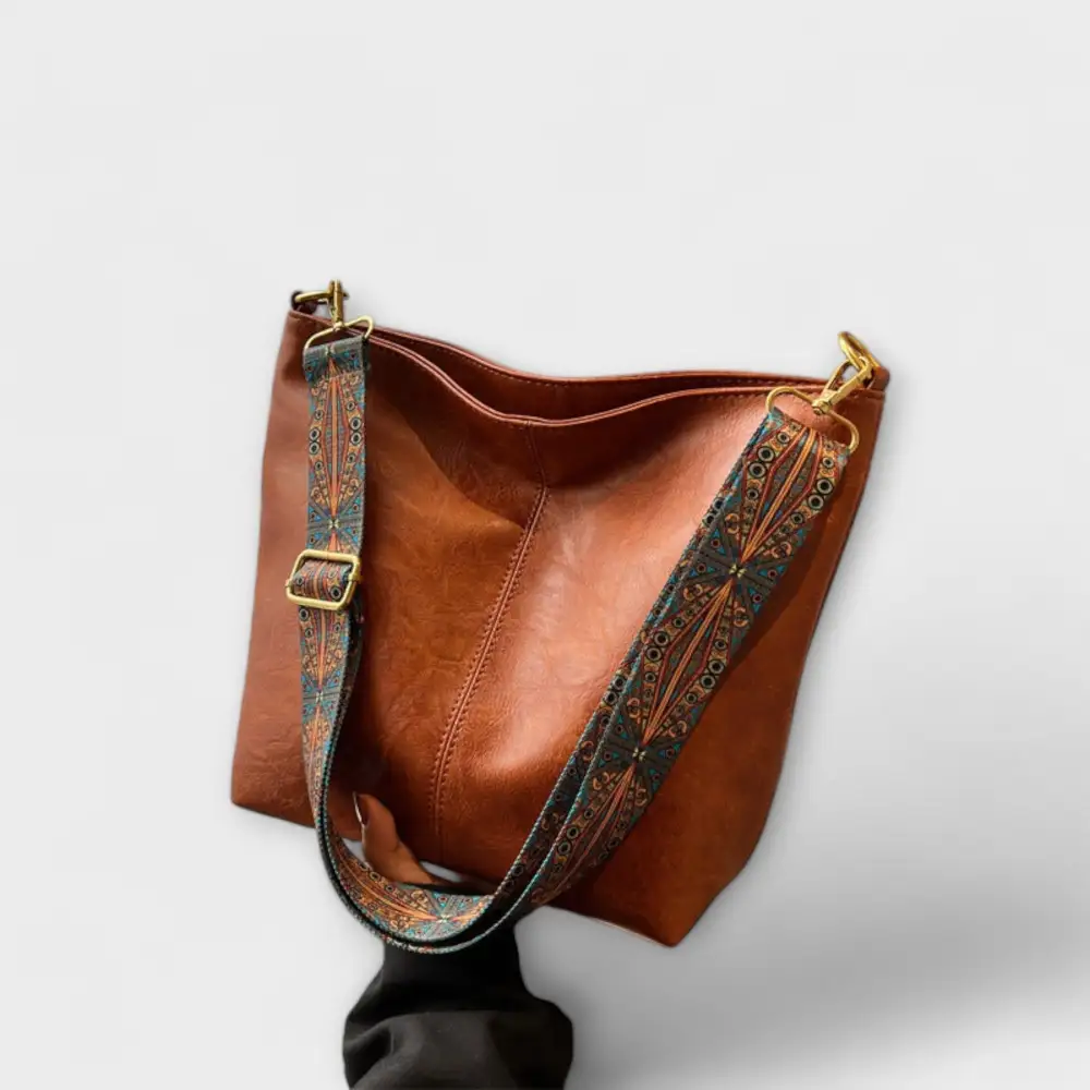 Relaxed Pebbled Leather Handbag
