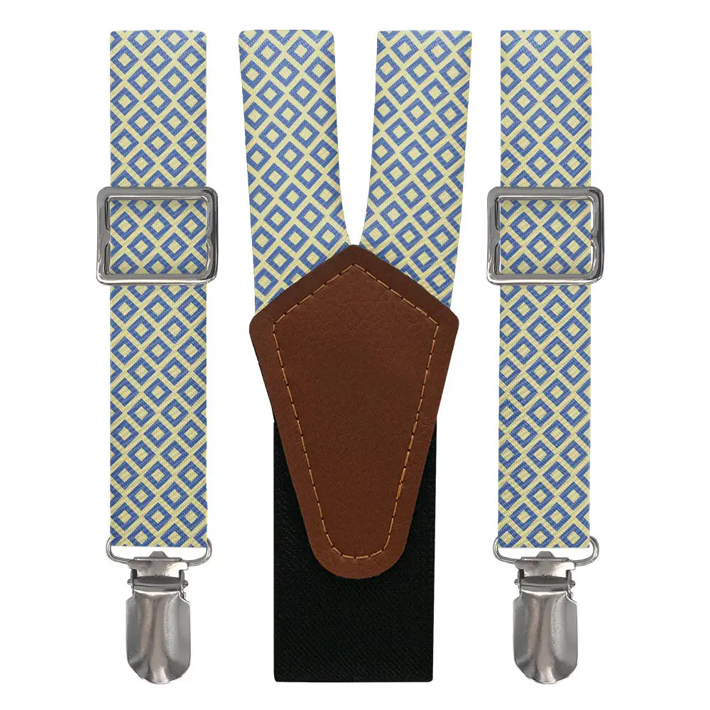 Clancy Geometric Pattern Suspenders