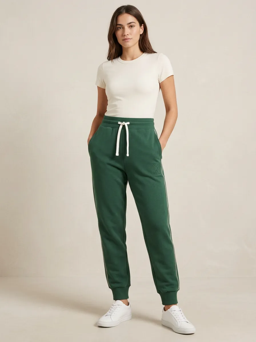 Versatile Daily Unisex Side Stripe Sweatpants