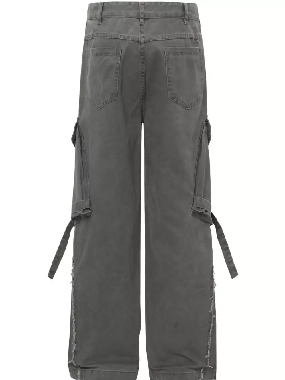 Men's Cargo Pants with Buckle Straps