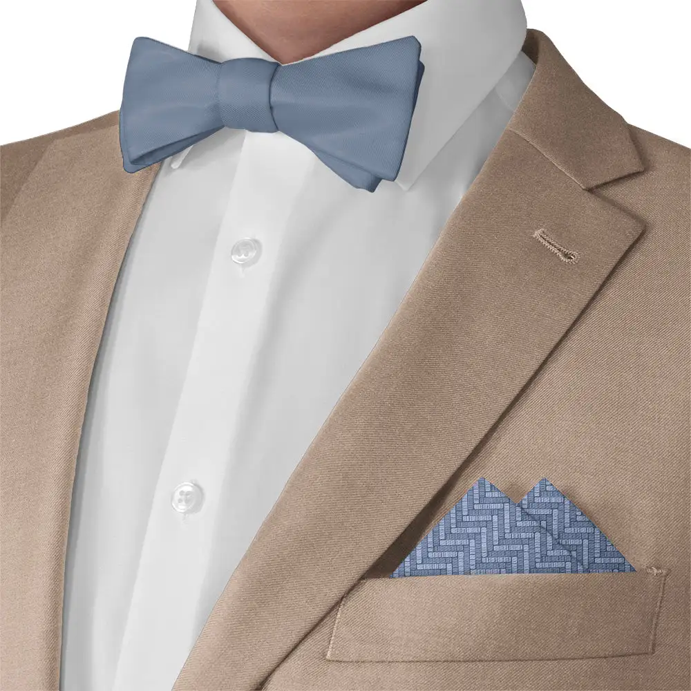 Understated Minimal Textured Pocket Square
