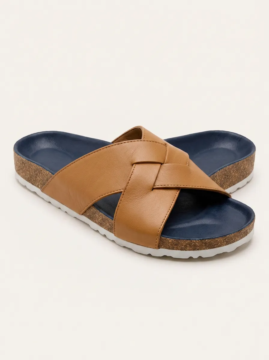 Everyday Braided Strap Cork Footbed Sandals