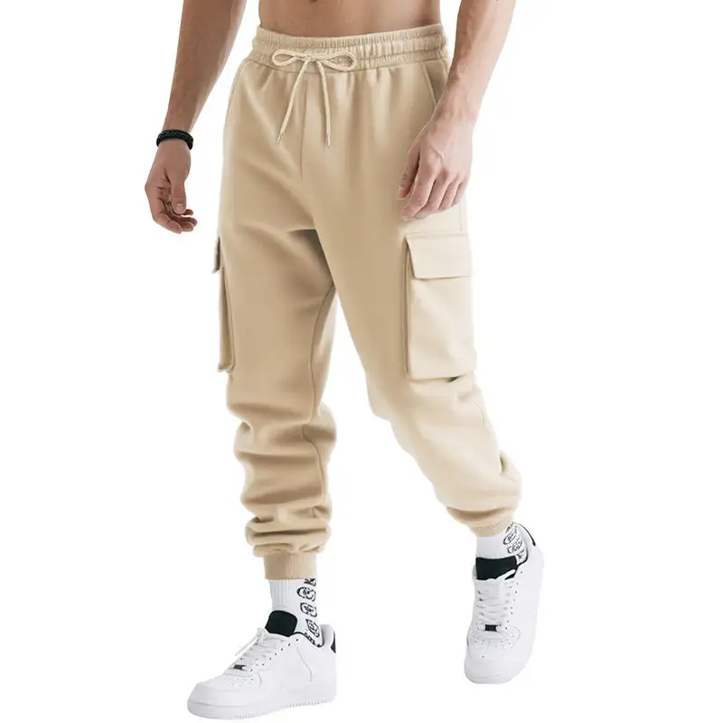 Men's Technical Cargo Pockets Waistband Cargo Pants