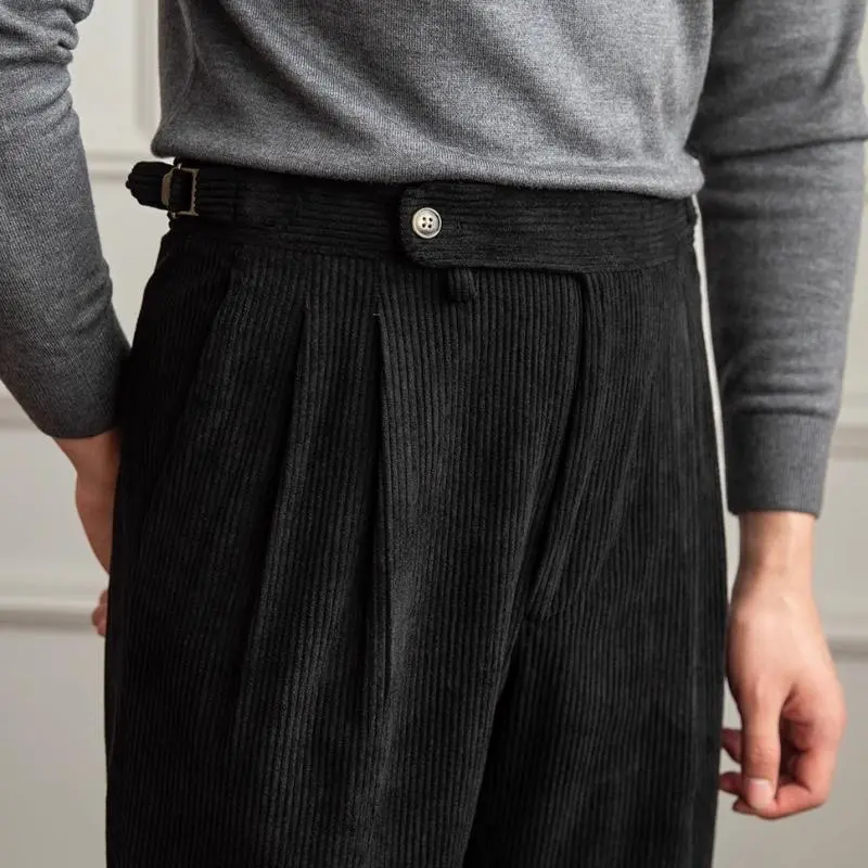 Corduroy Straight Pants