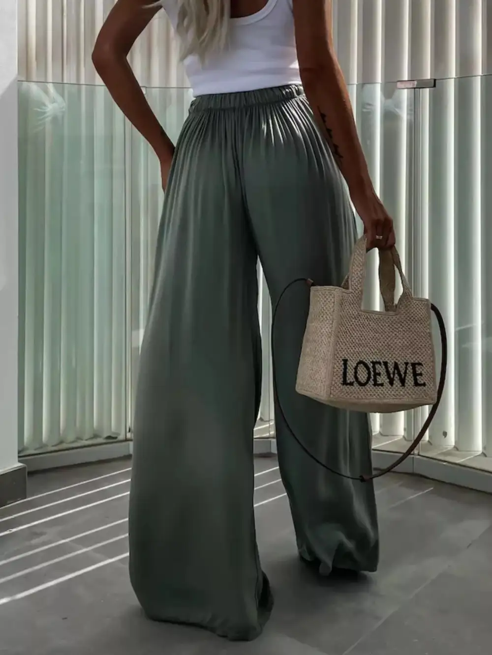 Wide Leg Flowy Pants