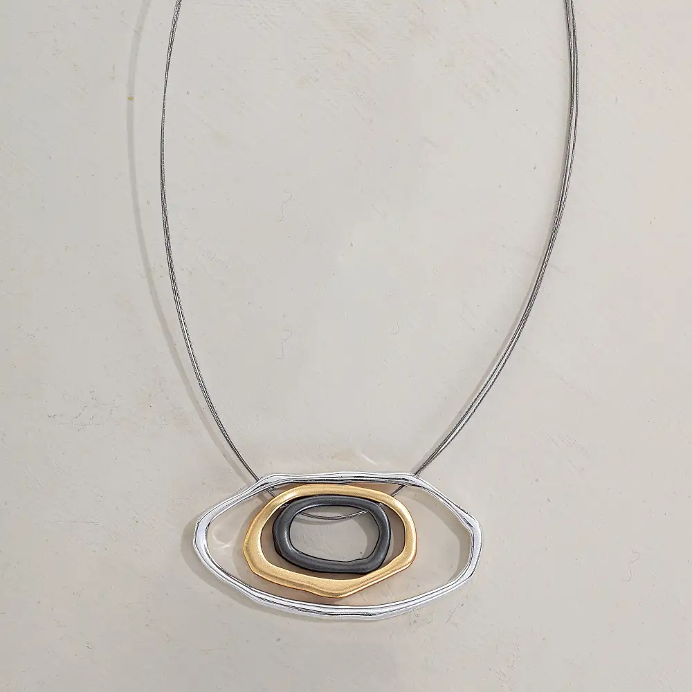 Oval Pendant Necklace