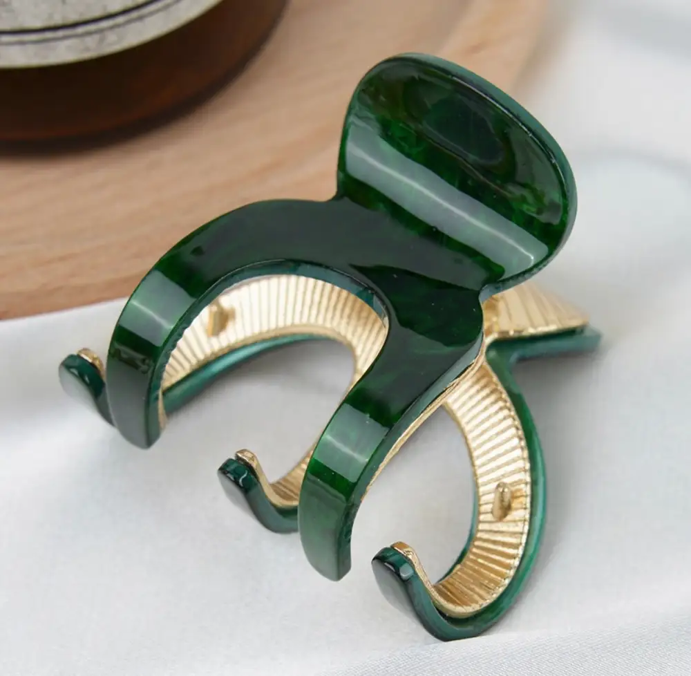 Small Metal Prong Hair Claw Clip