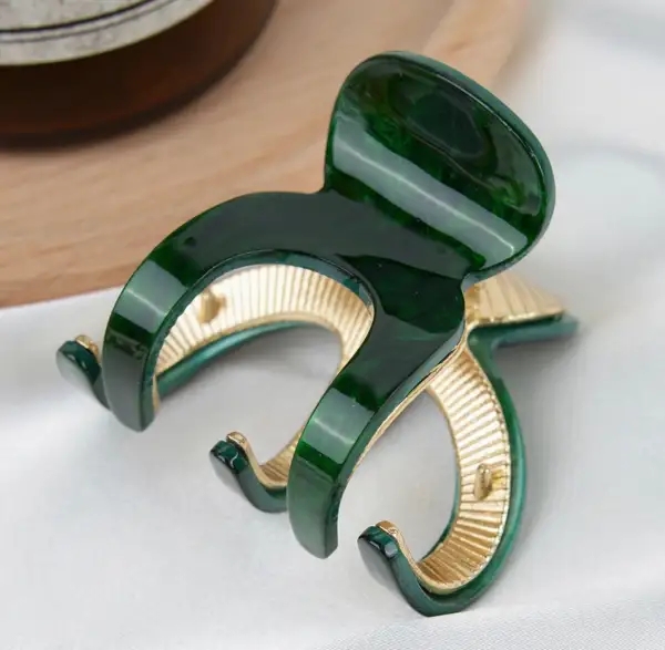 Small Metal Prong Hair Claw Clip