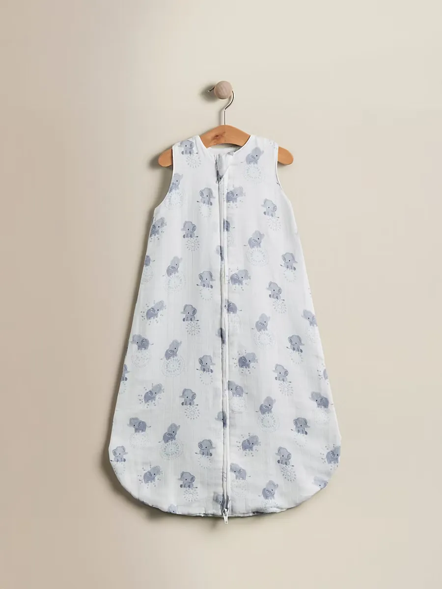 White Elephant Cotton Sleeping Bag - 0.5 Tog