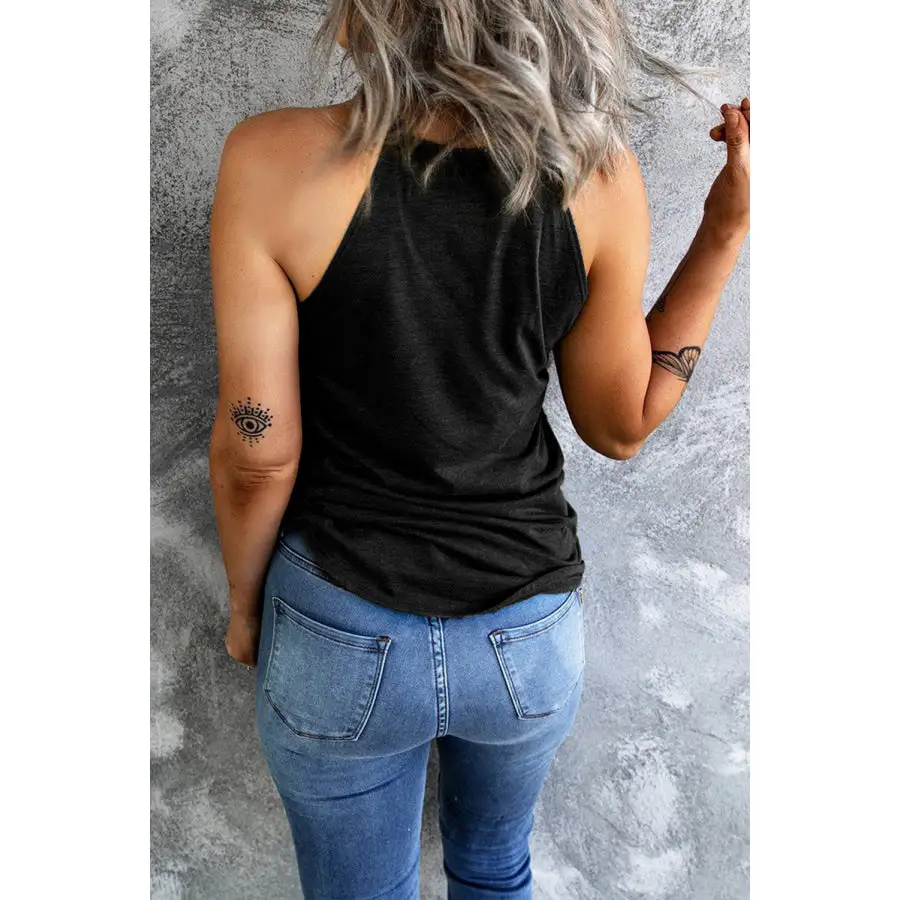 Bow Grecian Neck Tank