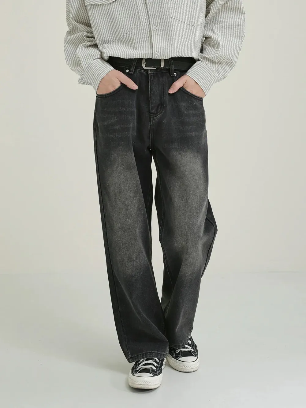 Faded Highlight Bootcut Jeans