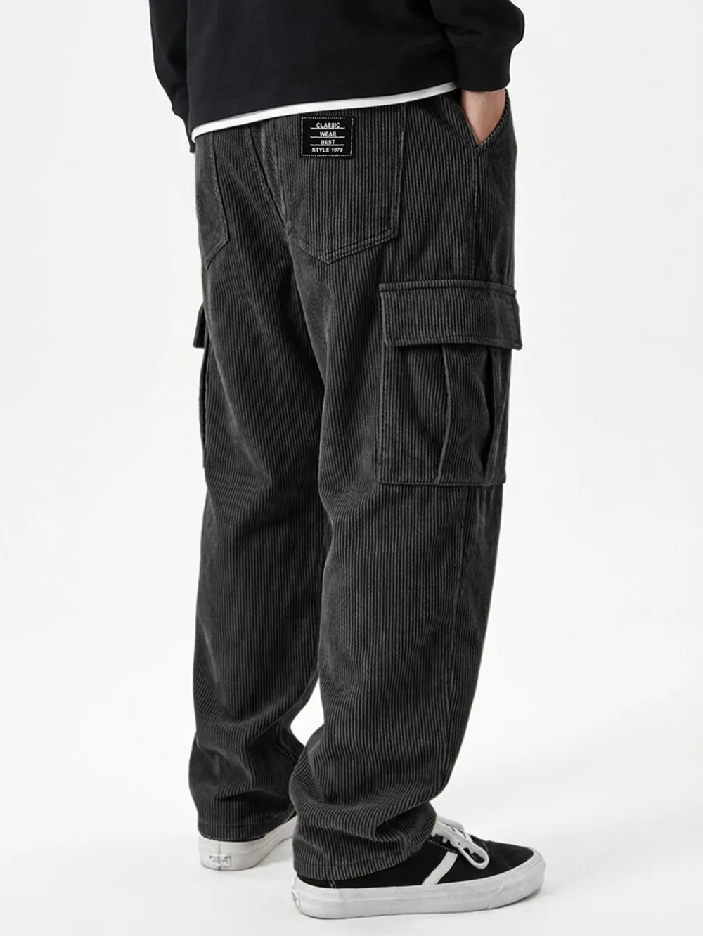 Soft Touch Corduroy Utility Pocket Pants