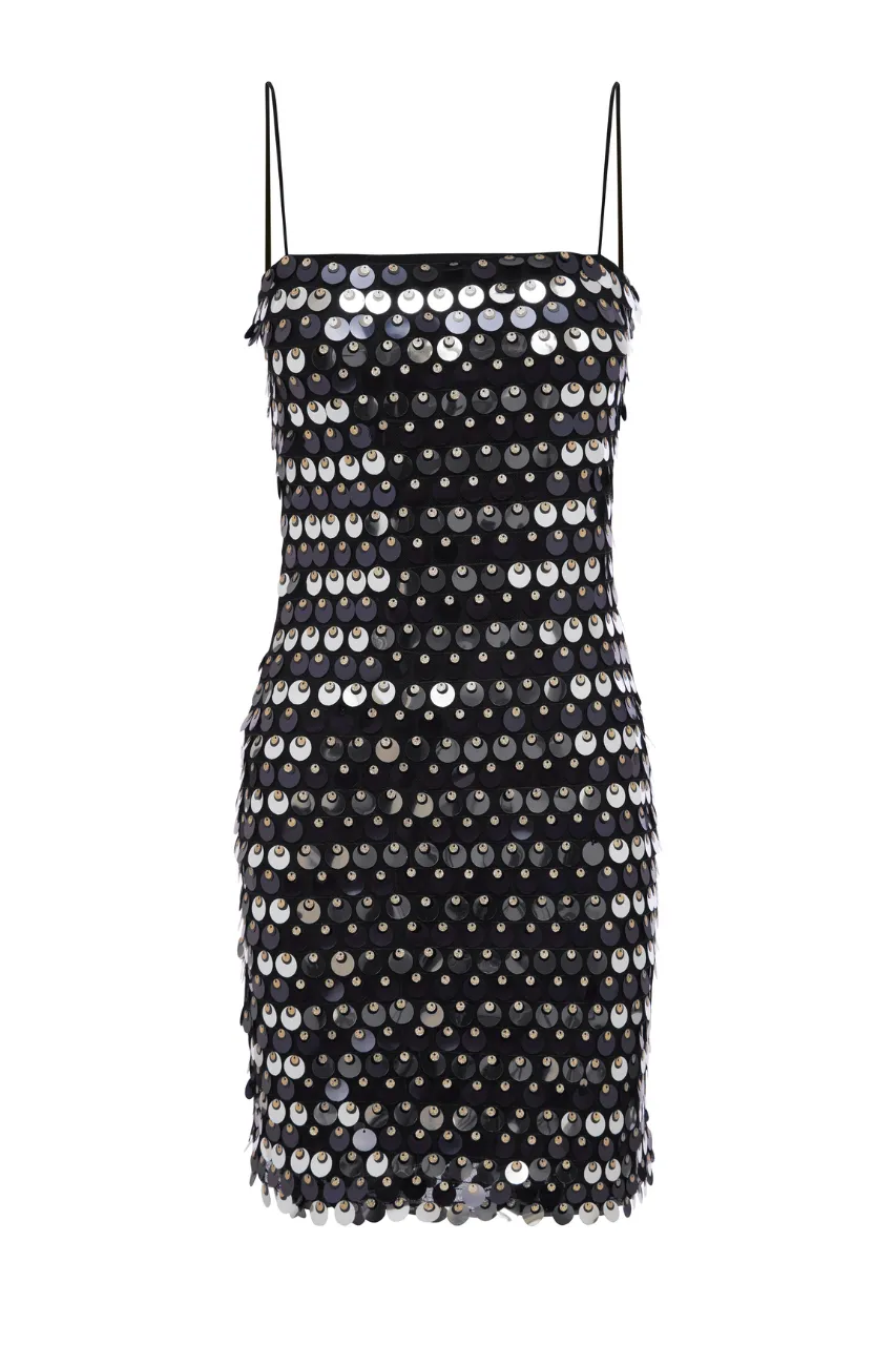 Sequin Sleeveless Mini Dress