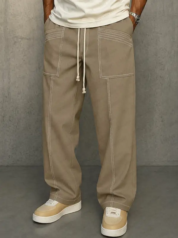 Classic Drawstring Waist Pants