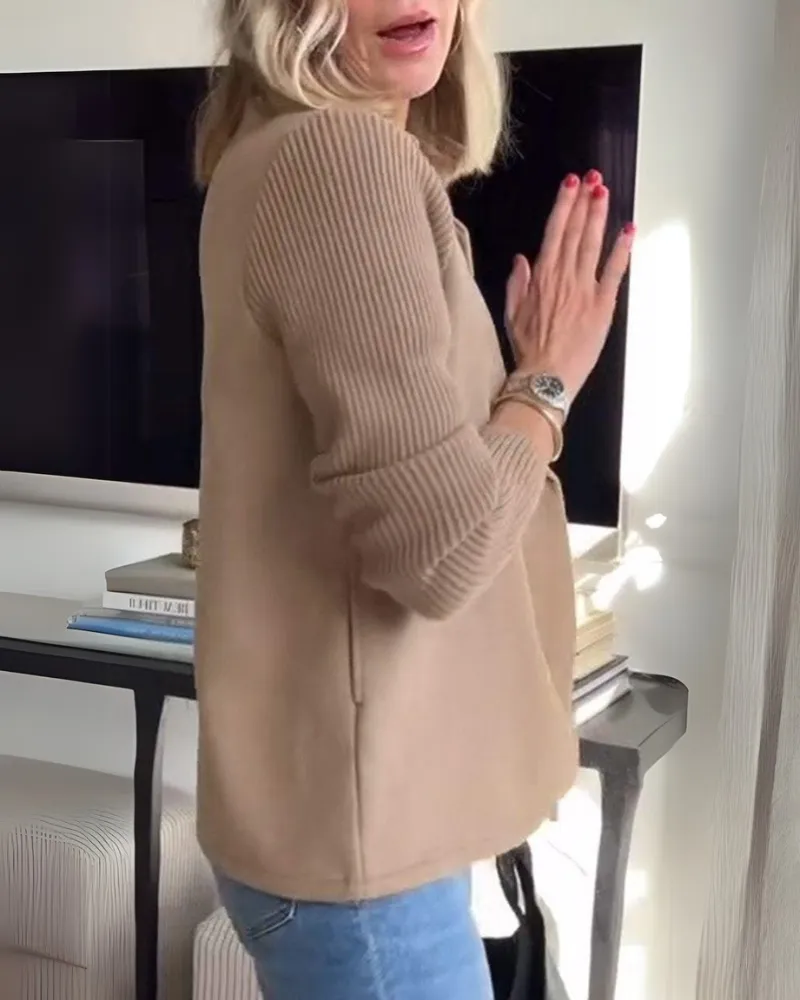 Textured Casual Blazer