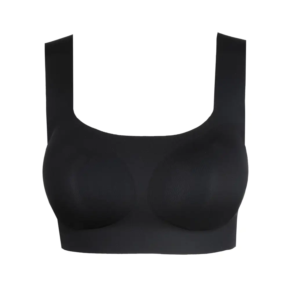 Women's Bralette Wireless Molded Padded Seamless Non-Adjustable Straps Adjustable Straps Wide Underband Bra