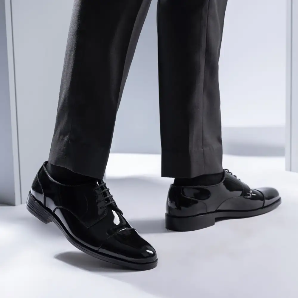 Black Patent Leather Loafers