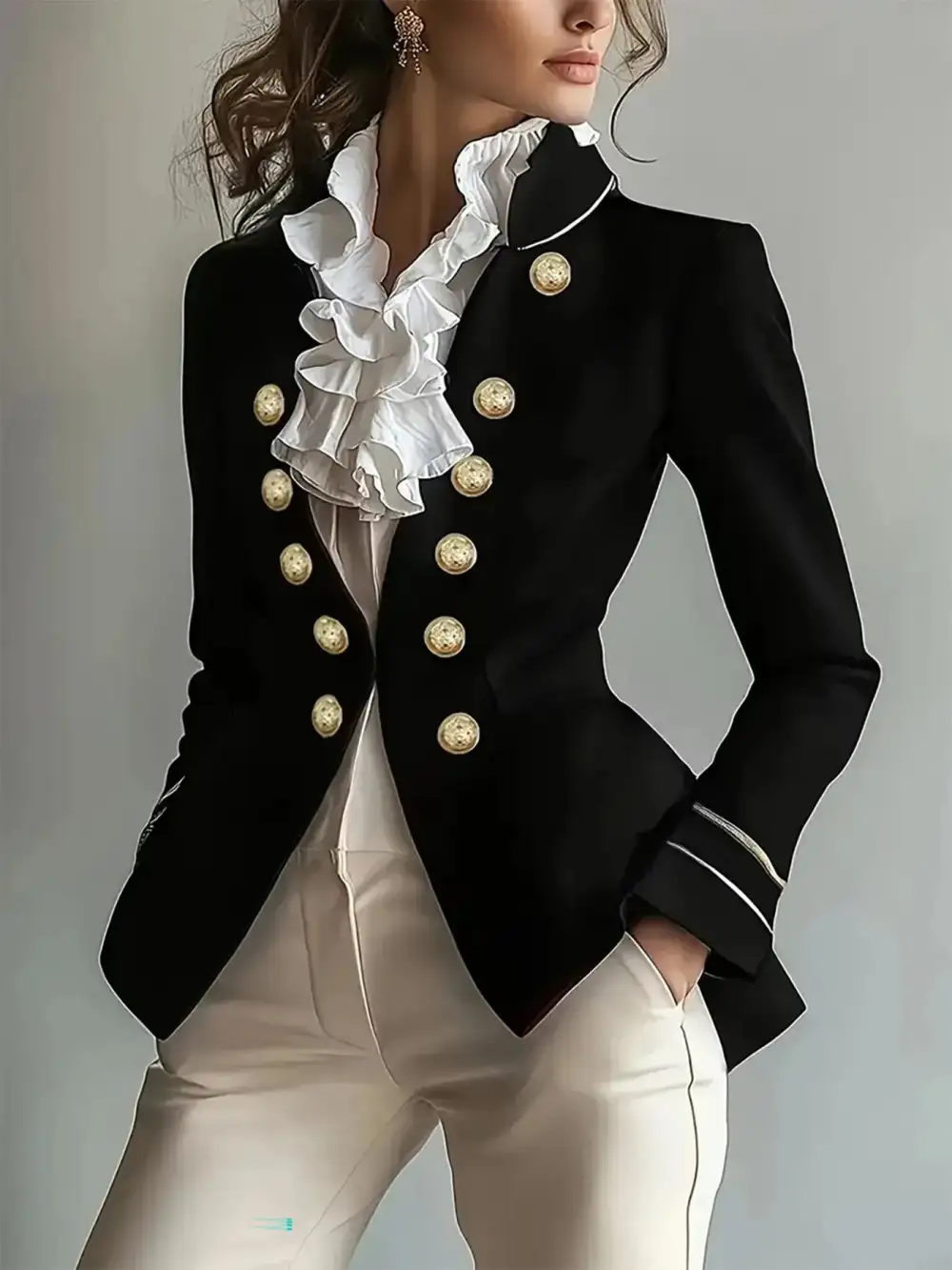 Refined Refined Double-Breasted Blazer