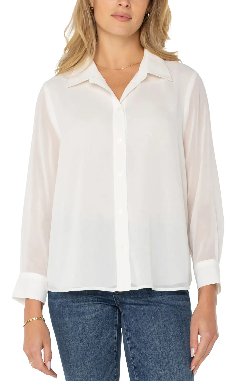 Long Sleeve Relaxed Fit Shirt