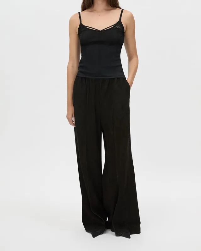 Black Knit Top