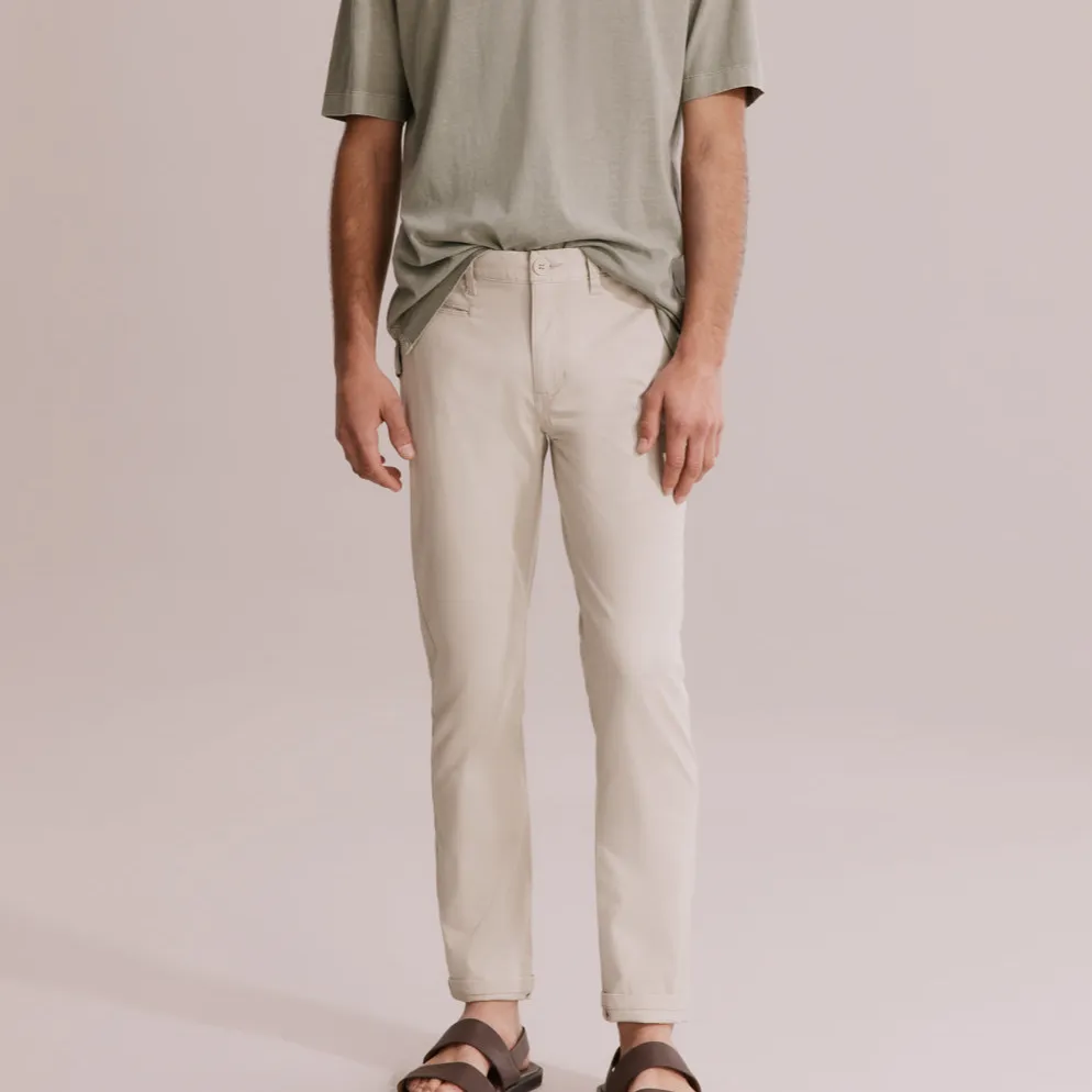 Men's Detailed Slim Fit Stretch Pants